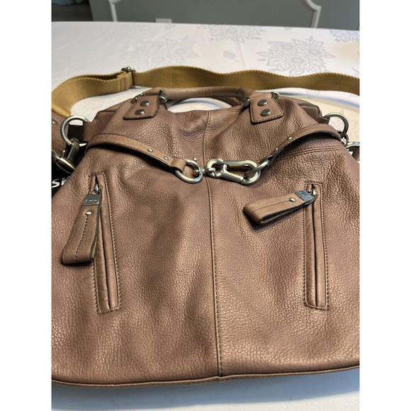 b. makowsky Handbags - B. Makowsky Large Brown Leather Hobo Satchel Handbag Purse with Dust Cover EUC